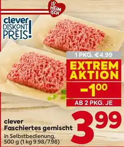 Billa Clever faschiertes gemischt Angebot