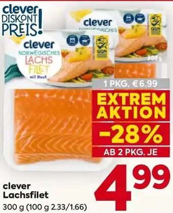 Billa Clever lachsfilet Angebot