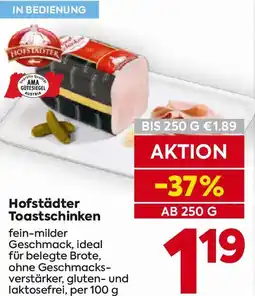 Billa Hofstädter Toastschinken Angebot