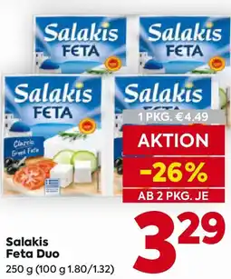 Billa Salakis Feta Duo Angebot