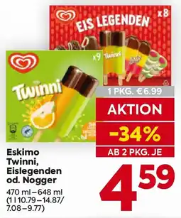 Billa Eskimo twinni, eislegenden od. nogger Angebot