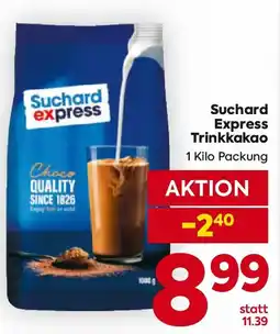 Billa Suchard Express Trinkkakao Angebot