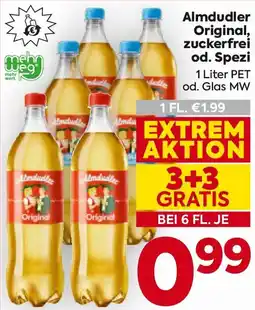 Billa Almdudler Original, zuckerfrei od. Spezi Angebot