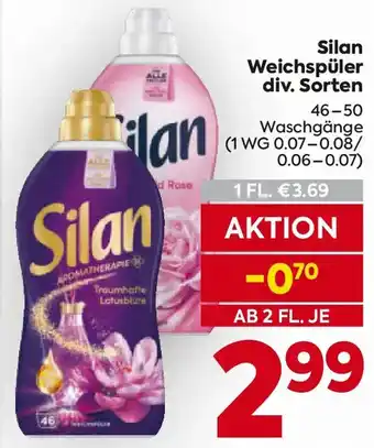 Billa Silan Weichspüler Angebot