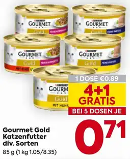 Billa Gourmet Gold Katzenfutter Angebot