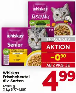 Billa Whiskas Frischebeutel Angebot