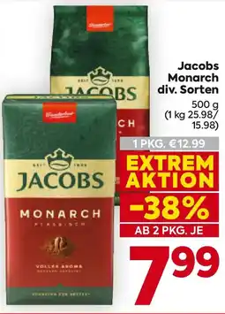 Billa Jacobs Monarch Angebot