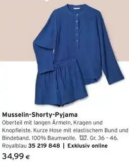 Tchibo Eduscho Musselin-Shorty-Pyjama Angebot