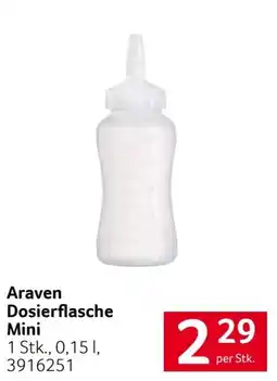 Transgourmet Araven Dosierflasche Mini Angebot