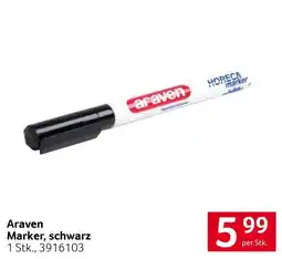 Transgourmet Araven Marker, schwarz Angebot