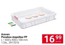 Transgourmet Araven Pizzabox stapelbar PP Angebot