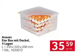 Transgourmet Araven Eier Box mit Deckel Angebot