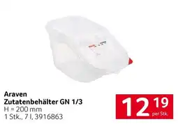 Transgourmet Araven Zutatenbehälter GN 1/3 Angebot