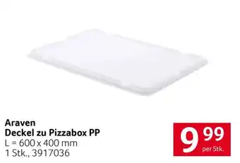 Araven Deckel zu Pizzabox PP