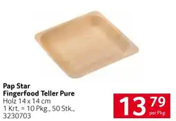 Transgourmet Pap Star Fingerfood Teller Pure Angebot