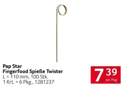 Transgourmet Pap Star Fingerfood Spieße Twister Angebot