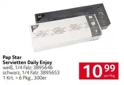 Transgourmet Pap Star Servietten Daily Enjoy Angebot