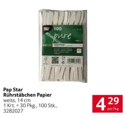Transgourmet Pap Star Rührstäbchen Papier Angebot