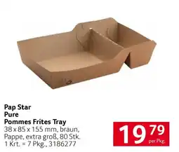 Transgourmet Pap Star Pure Pommes Frites Tray Angebot