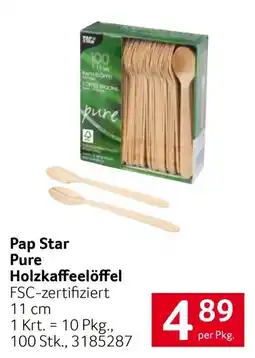Transgourmet Pap Star Pure Holzkaffeeöffel Angebot