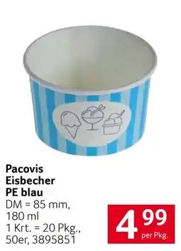 Transgourmet Pacovis Eisbecher PE blau Angebot