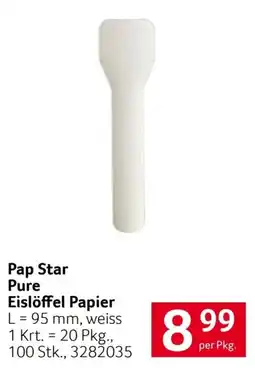 Transgourmet Pap Star Pure Eislöffel Papier Angebot