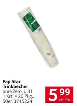 Transgourmet Pap Star Trinkbecher pure Zero Angebot