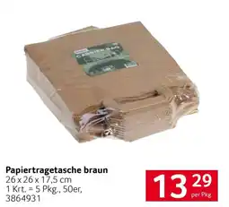Transgourmet Papiertragetasche braun Angebot