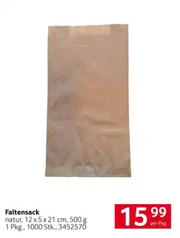 Transgourmet Faltensack natur Angebot