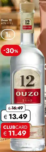 Travel FREE Ouzo 12 Angebot