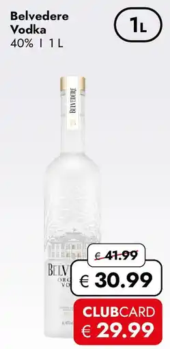 Travel FREE Belvedere Vodka Angebot