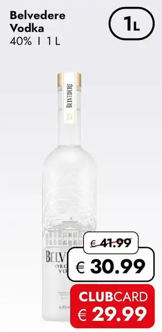 Travel FREE Belvedere Vodka Angebot