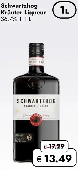 Travel FREE Schwartzhog Kräuter Liqueur 36.7% Angebot