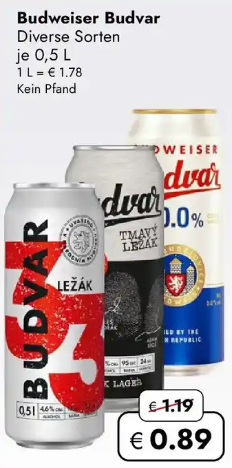 Travel FREE Budweiser Budvar Angebot