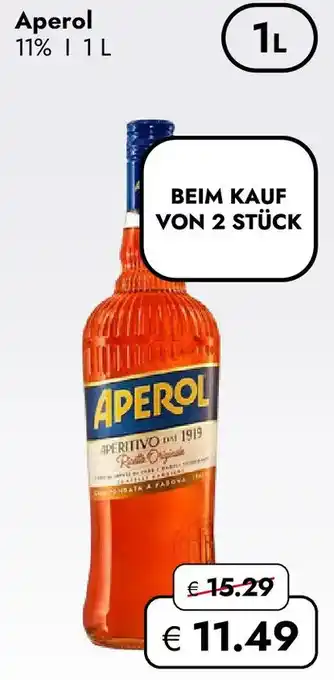 Travel FREE Aperol 11% Angebot