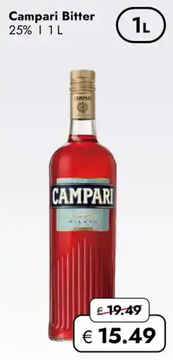 Travel FREE Campari Bitter 25% Angebot
