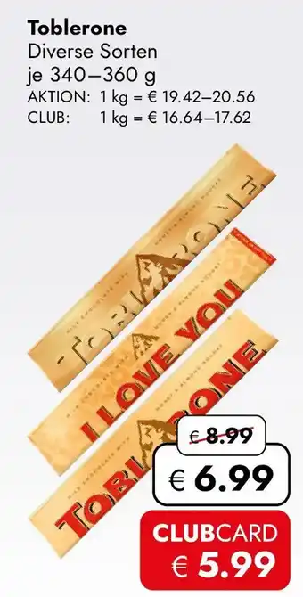 Travel FREE Toblerone Angebot
