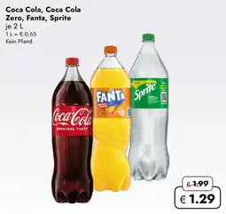 Travel FREE Coca Cola, Coca Cola Zero, Fanta, Sprite Angebot