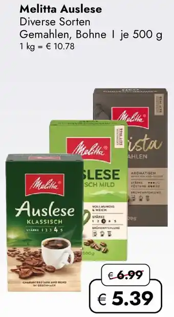 Travel FREE Melitta Auslese Angebot