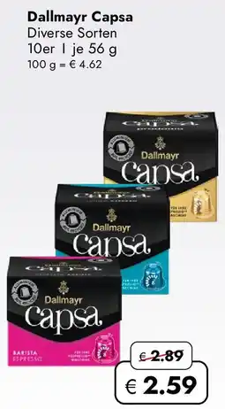 Travel FREE Dallmayr Capsa Angebot