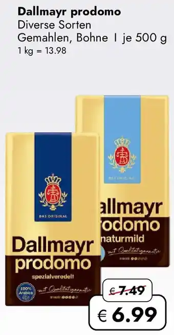 Travel FREE Dallmayr prodomo Angebot