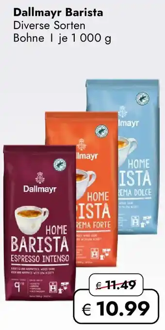 Travel FREE Dallmayr Barista Angebot