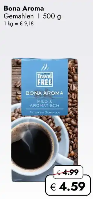 Travel FREE Bona Aroma Angebot