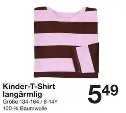 Zeeman Kinder-T-Shirt langärmelig Angebot