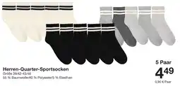 Zeeman Herren-Quarter-Sportsocken Angebot