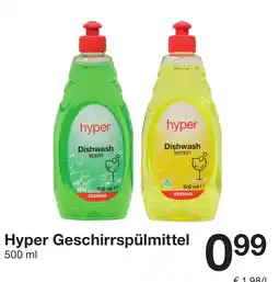Zeeman Hyper Geschirrspülmittel Angebot