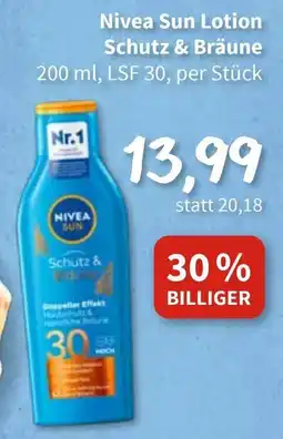 Der Grissemann Nivea Sun Lotion Schutz & Bräune Angebot
