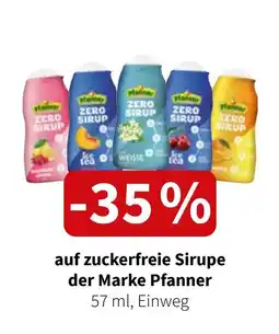 Der Grissemann zuckerfreie Sirupe der Marke Pfanner Angebot