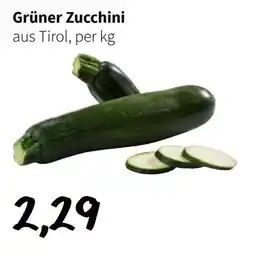 Der Grissemann Grüner Zucchini aus Tirol Angebot