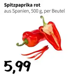 Der Grissemann Spitzpaprika rot Angebot